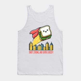 Caped Crusader Sandwich - Grilled Cheese Tank Top